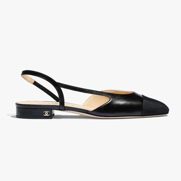 CHANEL Shoes - CHANEL Leather Slingbacks -Worn Once!